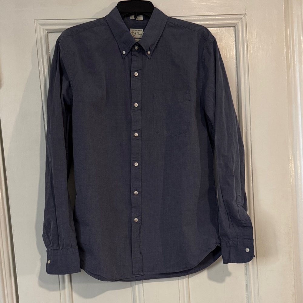 J.Crew Like New Blue Slim Button-Down Shirt